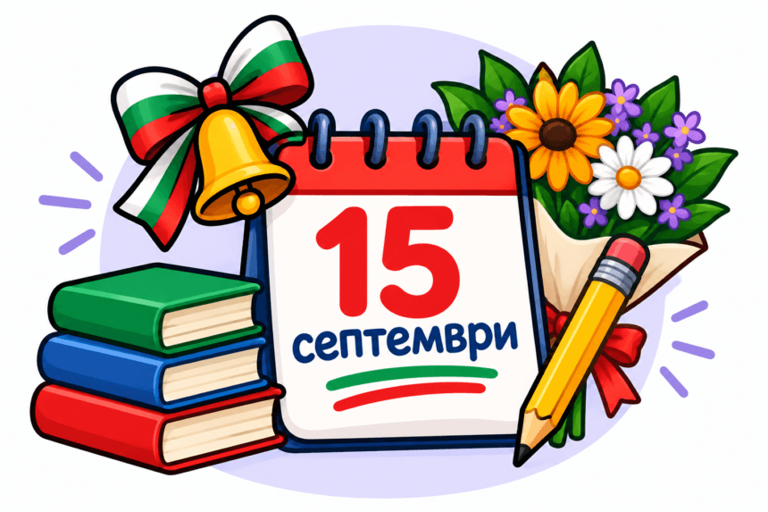 15 септември – начало на новата учебна година